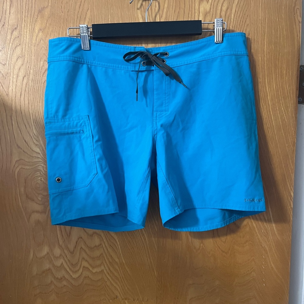 Patagonia Blue Quick-Dry Board Shorts 10
